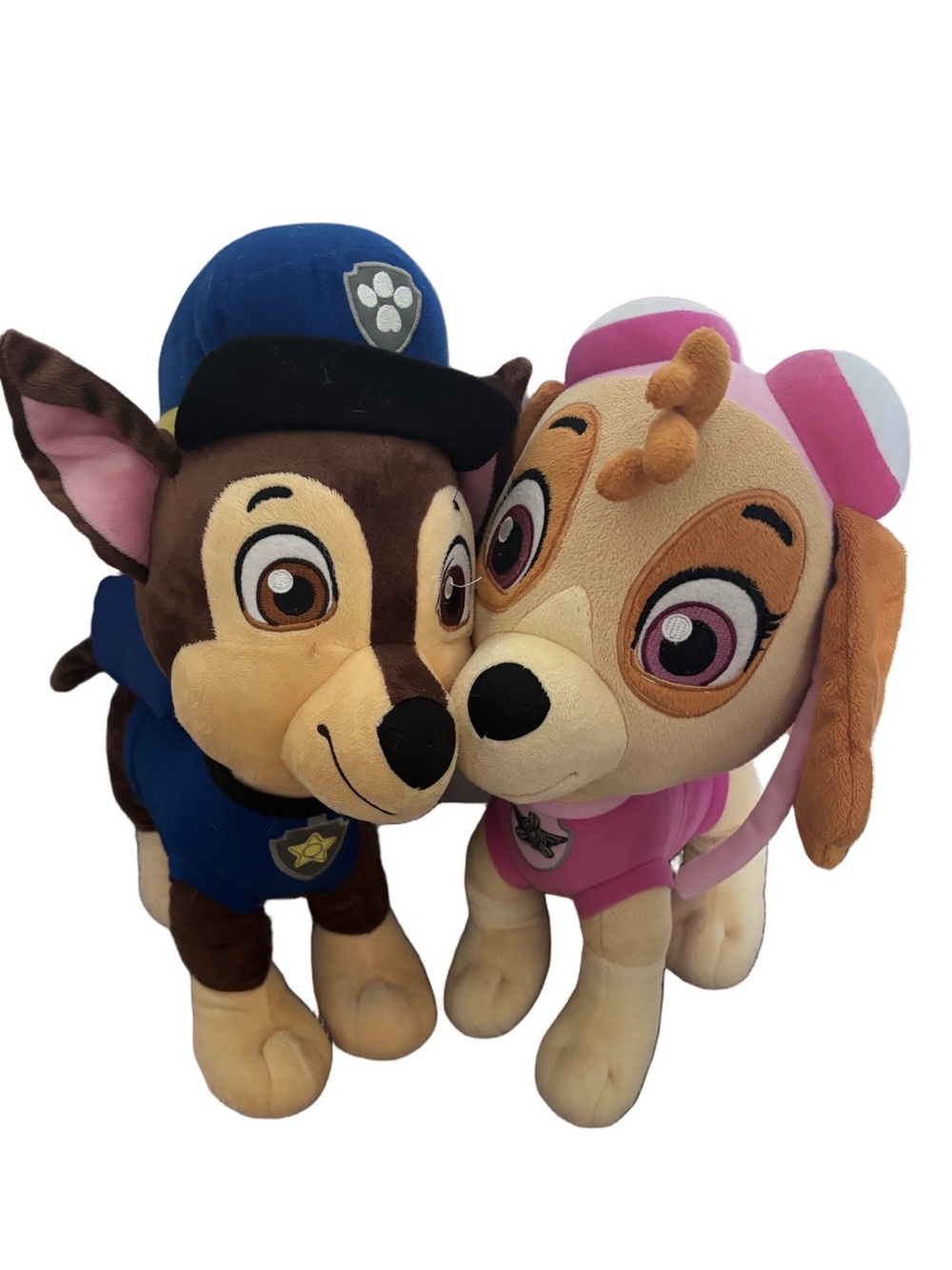 Paw Patrol Chase & Skye Jumbo Plush Stuffed Animal Set | Nickelodeon | Large 16”